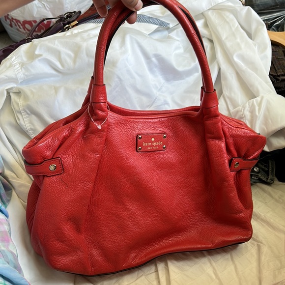 kate spade Bags Vintage Kate Spade Leather Handbag Purse Poshmark